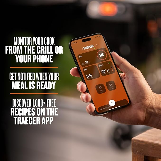 Traeger Grills Woodridge Electric Wood Pellet Grill and Smoker, Wi-Fi - Image 6
