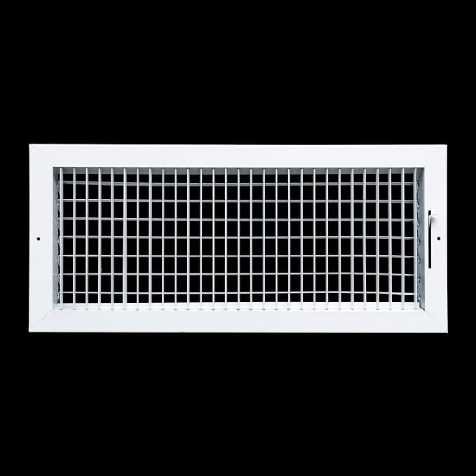 Fits 20x8 Duct Opening Steel Adjustable Air Supply Grille by Handua | Register - Image 3
