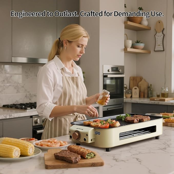 AORAN Indoor Grills Electric Smokeless – Versatile Smokeless Indoor Grill - Image 6