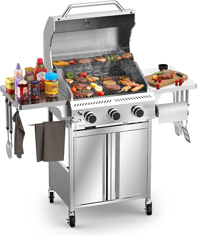 G31 Grill, 3-Burner Gas Grill by Kismile