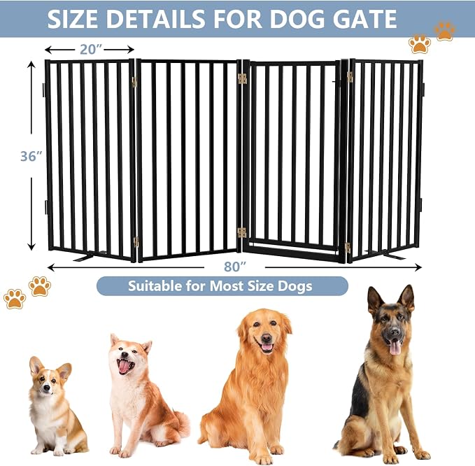 Full Metal Freestanding Dog Gates - Image 5