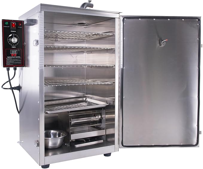 CLIVIA Electric Vertical BBQ Smoker, 5 Layers Outdoor Smoker Oven - Image 9
