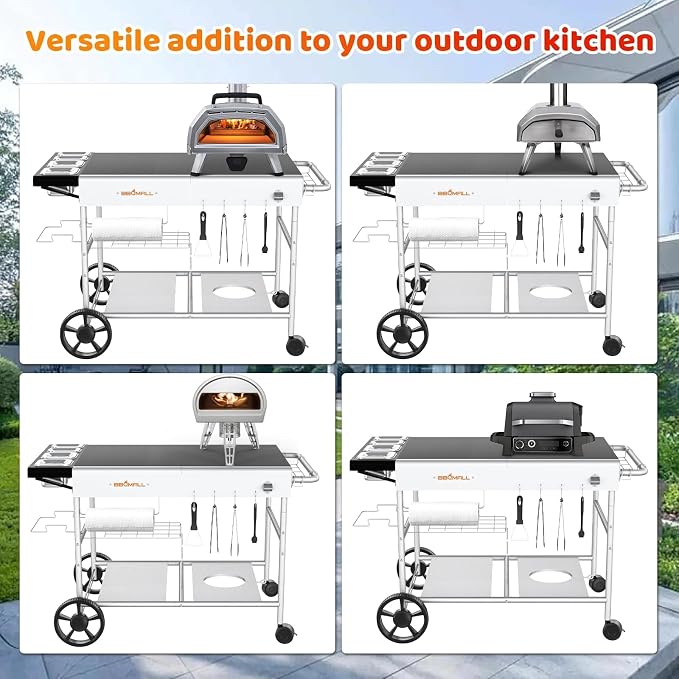 Pizza Oven Table Grill Cart - Image 6