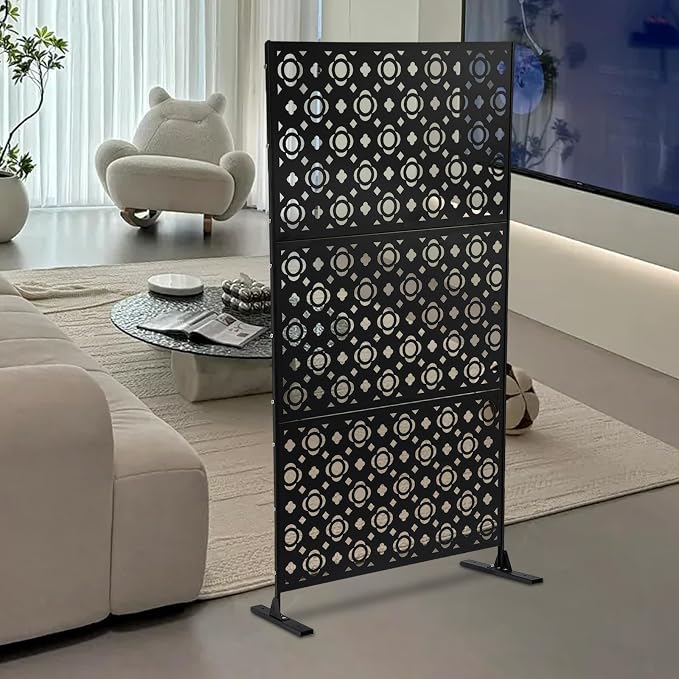 75" H×35" W Decorative Outdoor Privacy Screen - Image 3