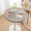 Round Fitted PU Tablecloth by Huierxun