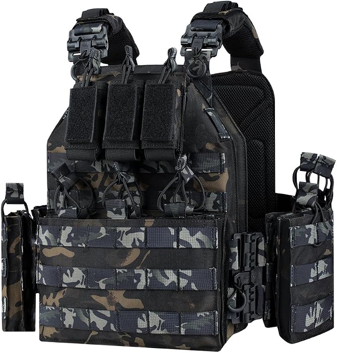 vAv YAKEDA Camo Tactical Outdoor Carrier Vest by vAv+YAKEDA