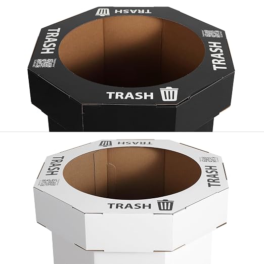 Eyely MPH1302A-2SET Sal 25-Gallon Disposable Corrugated Cardboard Event Trash - Image 6