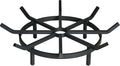 SteelFreak Heavy Duty Wagon Wheel Firewood Grate by SteelFreak