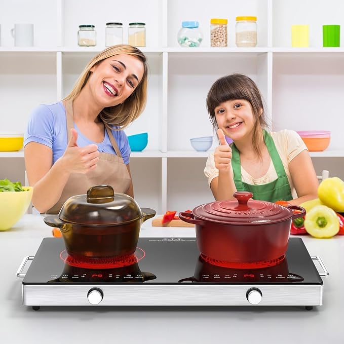 VBGK Electric Cooktop, 110V 2400W Electric Stove Top - Image 9