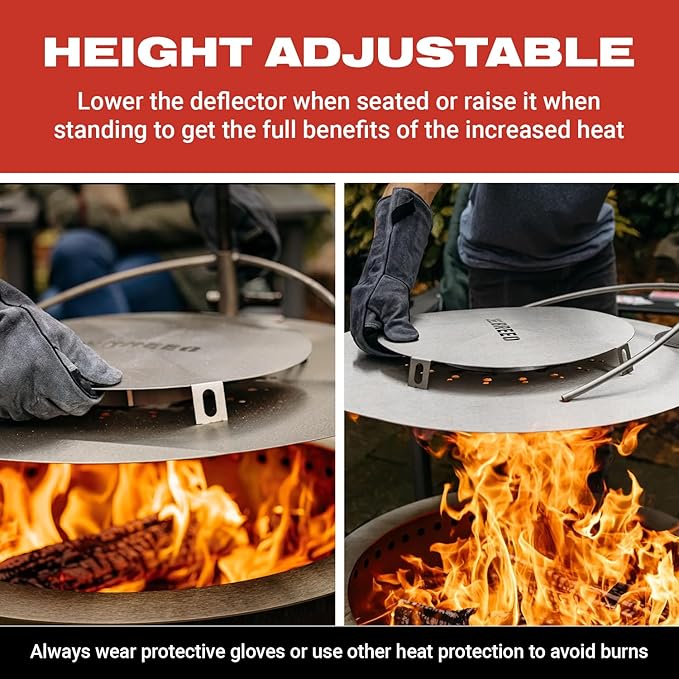 Breeo Smokeless Fire Pit Warmth Bundle | 27.5 inch Smokeless Firepit - Image 3