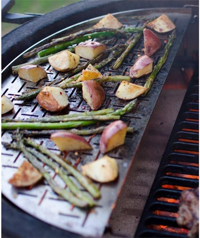 Kamado Joe Half-Moon 304 Stainless Steel Cooking Grate - Image 3