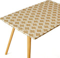 Rectangle Picnic Table Cloth, Elastic Waterproof Fitted Vinyl Tablecloths by Unknown
