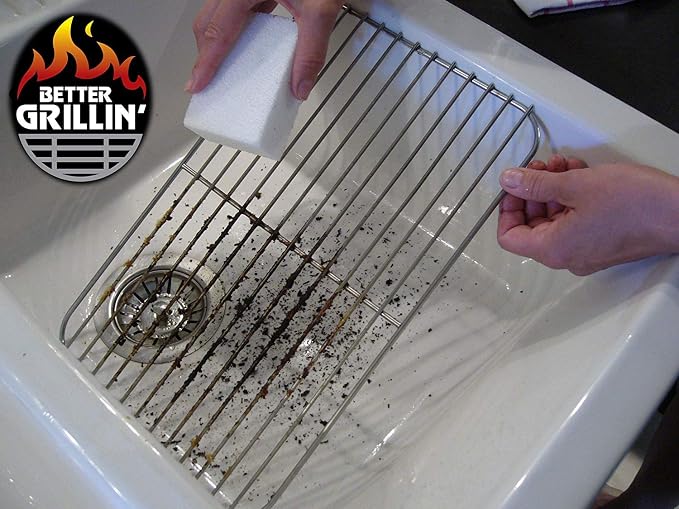 Better Grillin Scrubbin Stone Grill Cleaner Handle-Protect Hands & Nails When - Image 8