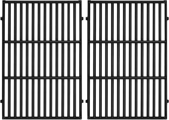 GasSaf 18.75" Grill Grates for Weber Genesis II/LX 300 Grills, Cast Iron Grates by GasSaf