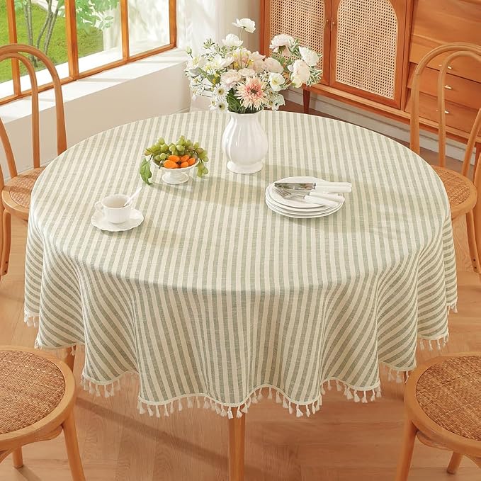 TruDelve Round Table Cloths 60 Inch Fits by TruDelve