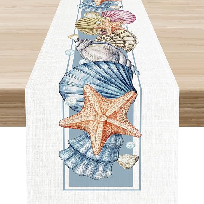 Summer Starfish Table Runner by Unknown