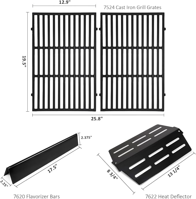 Grill Parts Replacement for Weber Genesis 300 Series E310, EP330 - Image 2