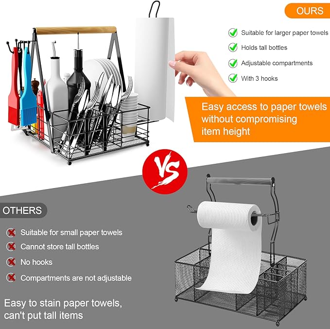 Grill Caddy, BBQ Caddy for Outdoor Grill - Image 3
