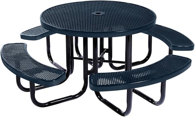 COATEDOUTDOORFURNITURE Heavy-Duty Portable Outdoor Picnic Table by CoatedOutdoorFurniture