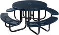 COATEDOUTDOORFURNITURE Heavy-Duty Portable Outdoor Picnic Table by CoatedOutdoorFurniture