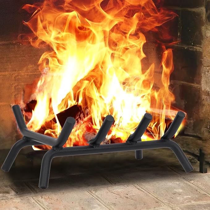 STBoo Fireplace Grate 14inch Heavy Duty - Image 2