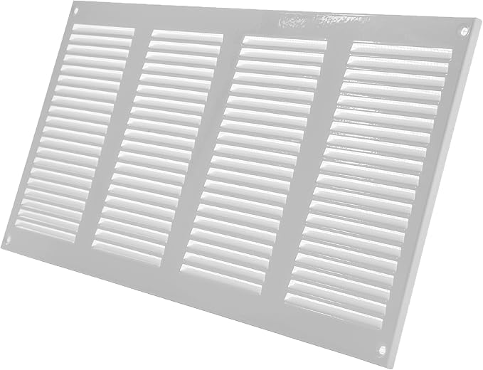 Vent Systems 16" x 8" Inch White Metal Air Vent Cover - Image 7