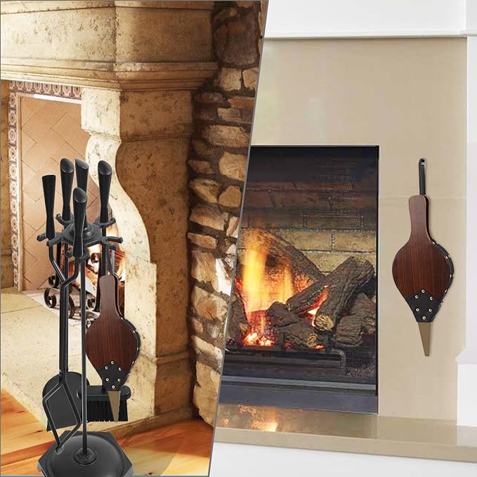 Gtongoko Fireplace Bellows Air Blower Cast Nozzle 14.8" x 5.6" - Image 6