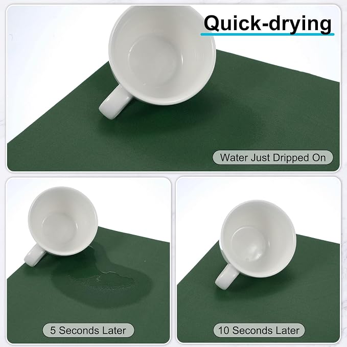 uxcell Silicone Mats for Kitchen Counter, 15.7" x 11.8" Non-Slip Countertop - Image 4