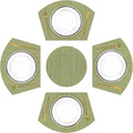 SHACOS Large Size Wedge Shape Placemats by SHACOS