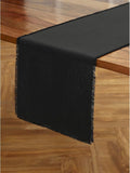 Solino Home Linen Black Table Runner 108 Inches Long by SolinoHome