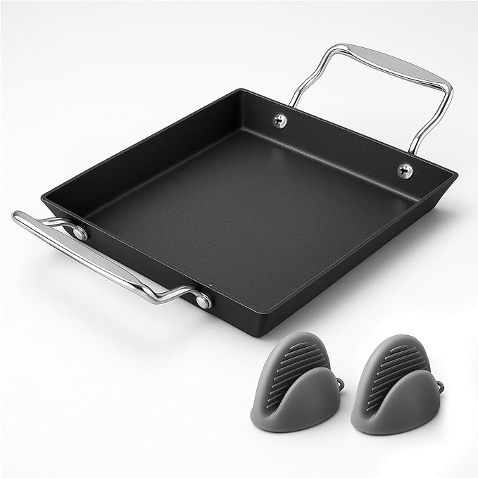 Utheer Upgraded Nonstick Cast Iron Griddle by Utheer