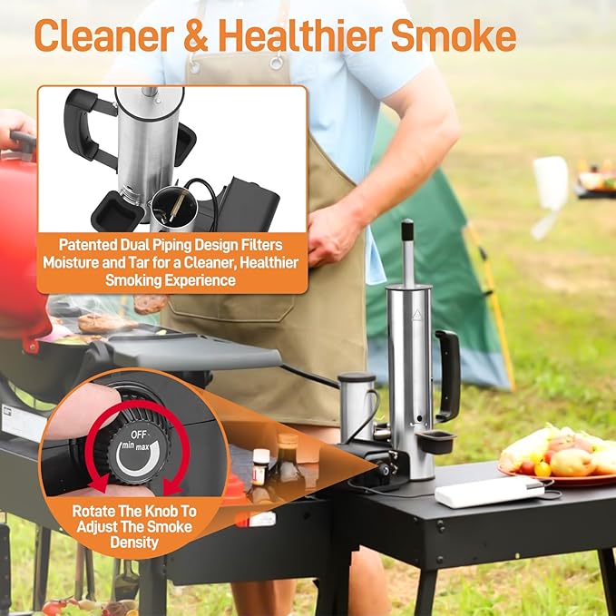 2025 Portable Electric Smoke Generator, Adjustable Smoke Control & Fits 99% - Image 2