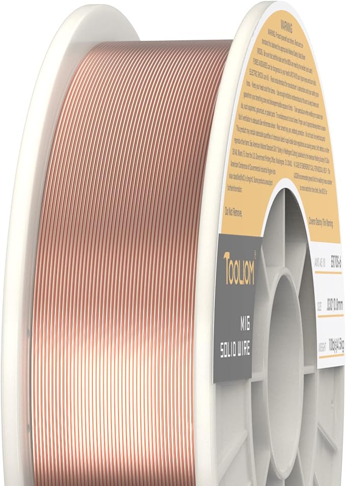 TOOLIOM ER70S-6 .030" Mild Steel MIG Solid Welding Wire on 10-Pound Spool - Image 7