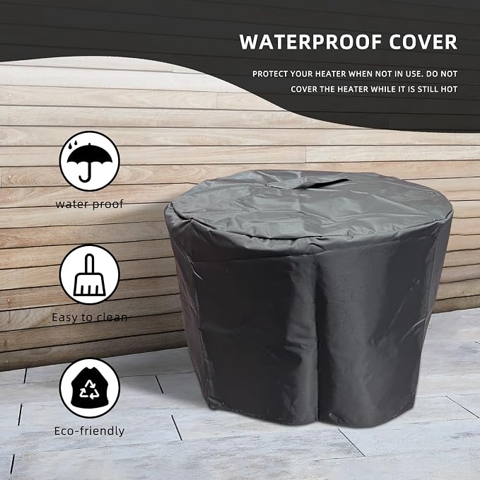 Afterglow Smokeless Fire Pit, 20.5" Round Wood Burning Stainless Steel Top & - Image 8