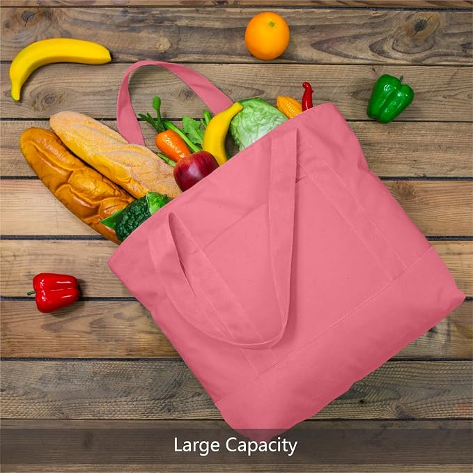 TOPDesign 1-Pack Canvas Tote Bag - Image 4