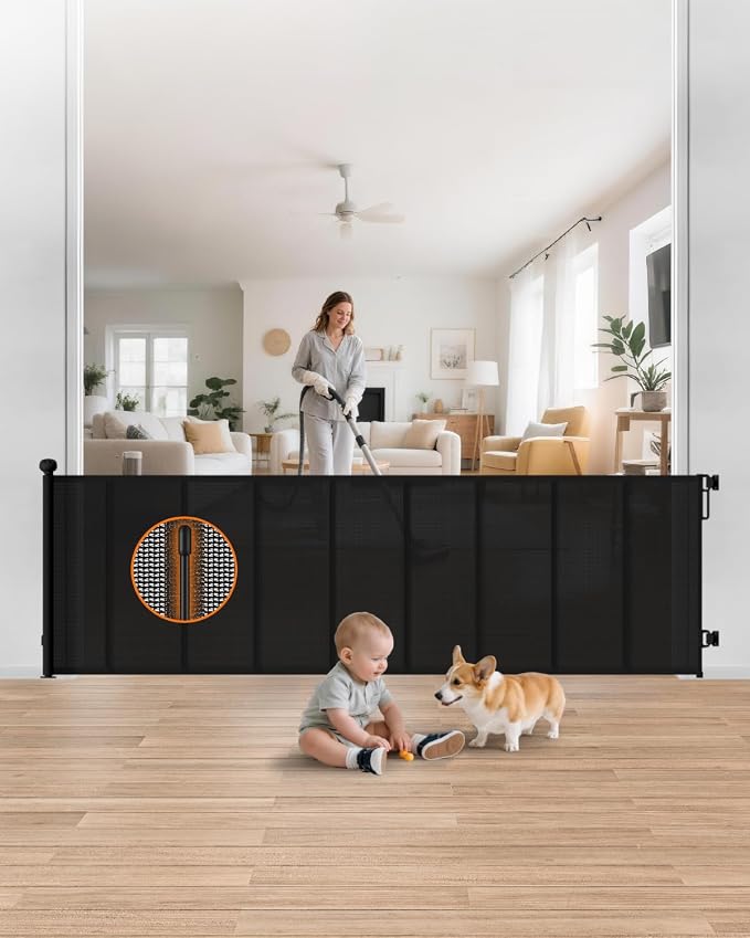 Reinforced Retractable Baby Gate by Unknown