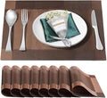 Placemats Set of 8, Heat and Stain Resistant Indoor/Outdoor Place mats by BxzanDya-LifeSmartMaker