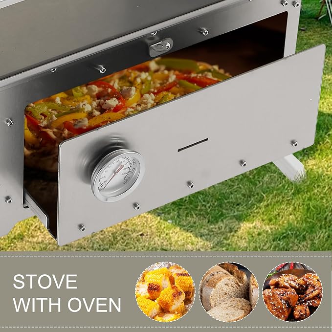 Wood Burning Stove with Oven - Image 5
