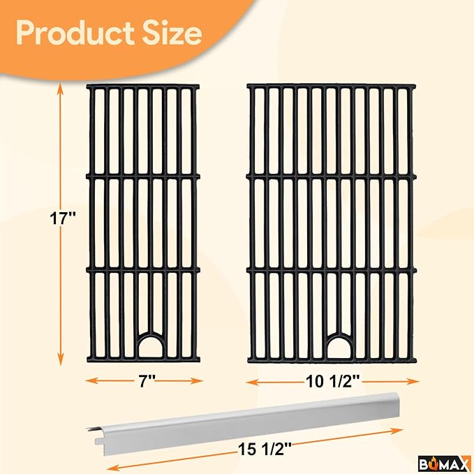 BQMAX 17 Inch Grill Parts Kit for Charbroil Performance 2 Burner 463660421 - Image 3