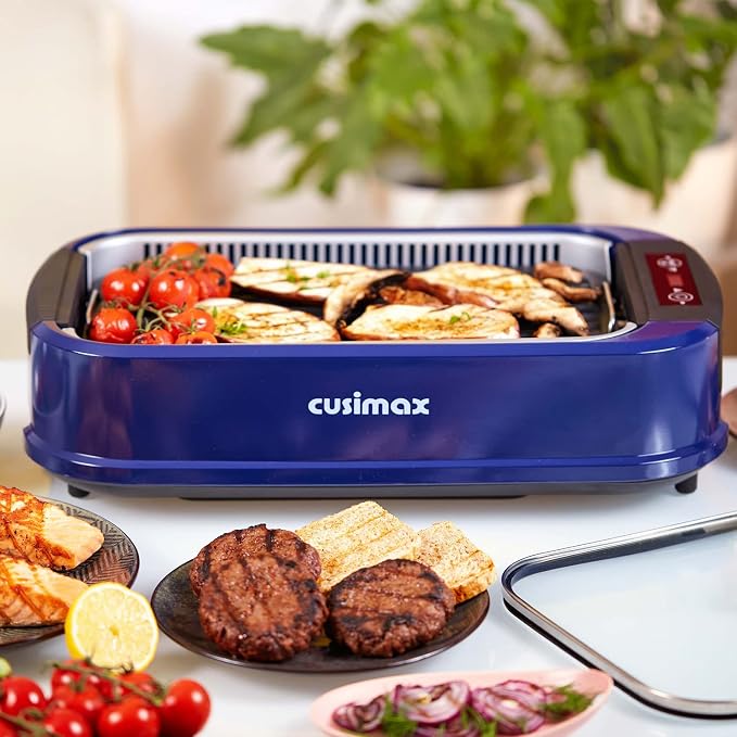 Smokeless Grill, CUSIMAX 1500W Indoor Grill, Electric Grill Griddle - Image 2