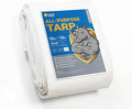 GUARD SHIELD Heavy Duty Tarp 16x16 Feet White Multi Purpose Thick Waterproof by GUARDSHIELD