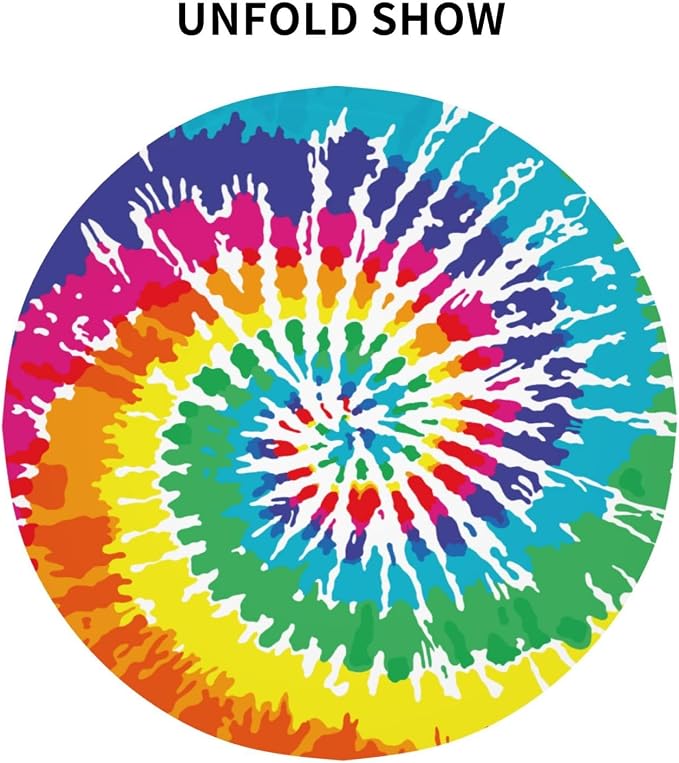 Tie-dye Round Tablecloth - Image 4