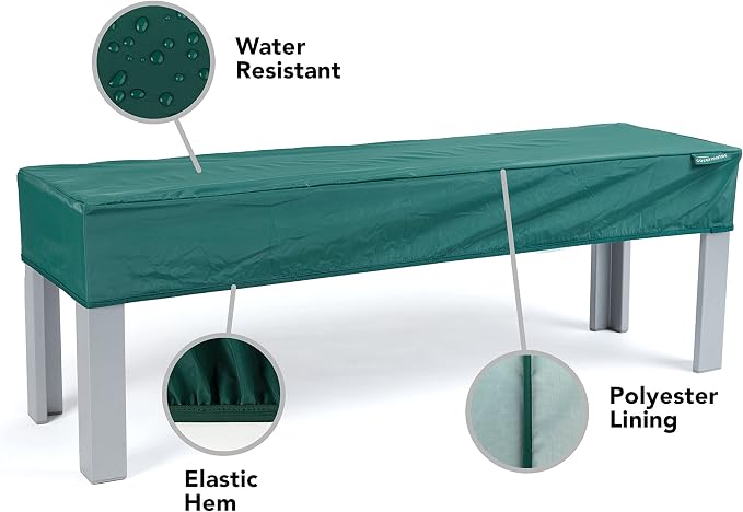 Covermates Classic Rectangular Table Top Cover – All-Weather Outdoor Table - Image 5
