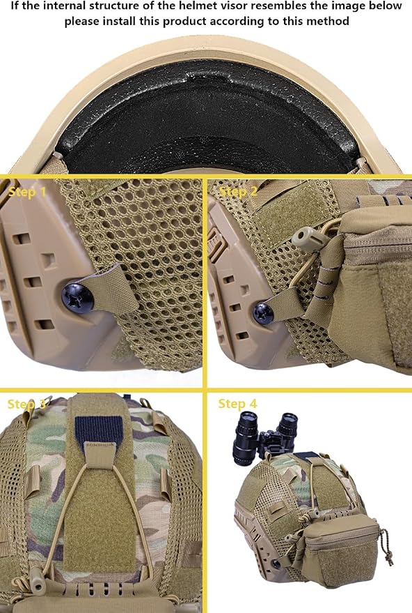 Tactical NVG Battery Pouch Helmet Mounted, Counter Weight Pouch GP Balance - Image 7