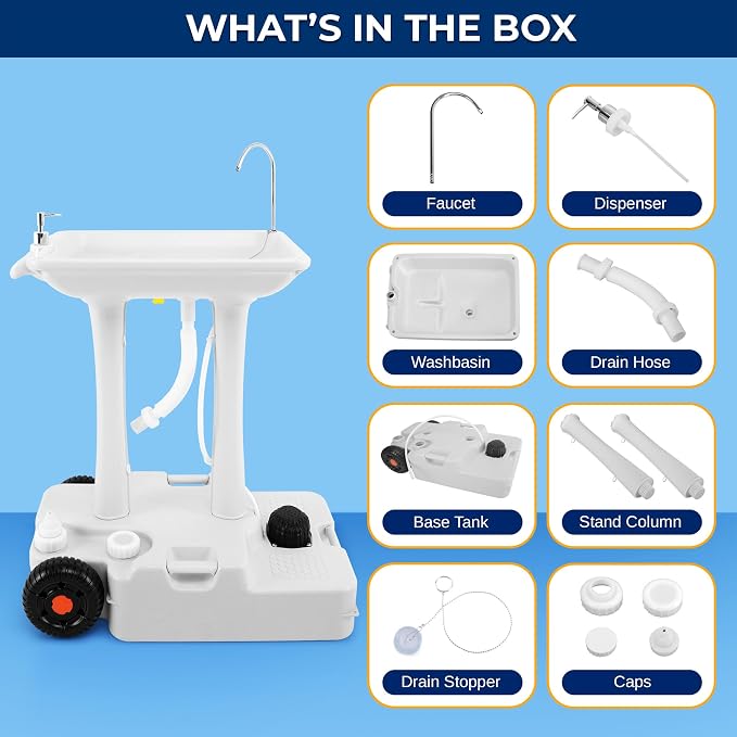 SereneLife Portable Camping Sink - Image 8