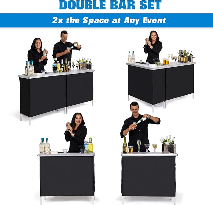 GoPong GoBar Portable Double Bar Table Set - Image 4