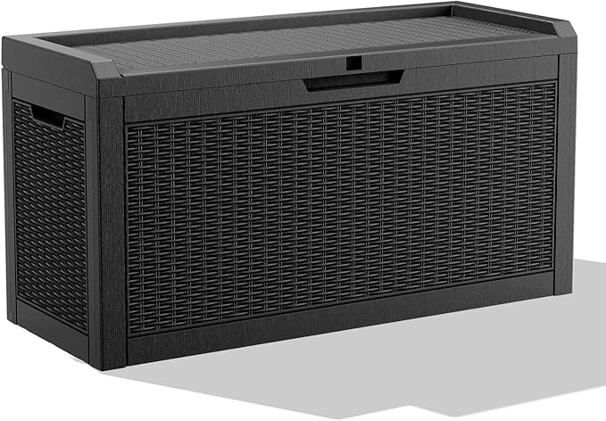 60 Gallon Outdoor Storage Box – Resin Deck Box by ATMELT