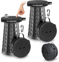 NUMANU 2PK 2025 Upgraded Padded Collapsible Stool, Max 620lb 18" Adjustable by NUMANU