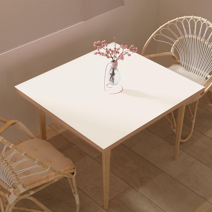 Leather Table Cover, 1.8mm Thick, 40x40 Inch Table Protector, Table Protector by Zinkooat