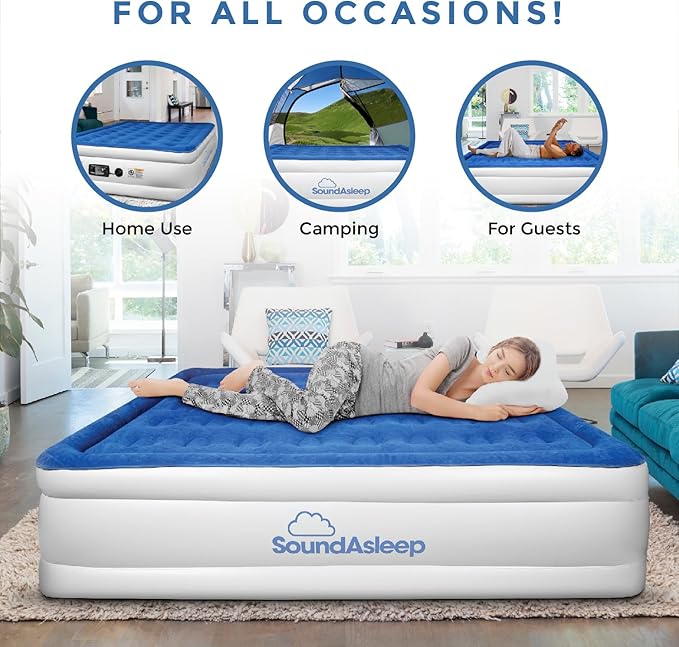 SoundAsleep Products Dream Series Luxury Air Mattress, ComfortCoil Technology - Image 5